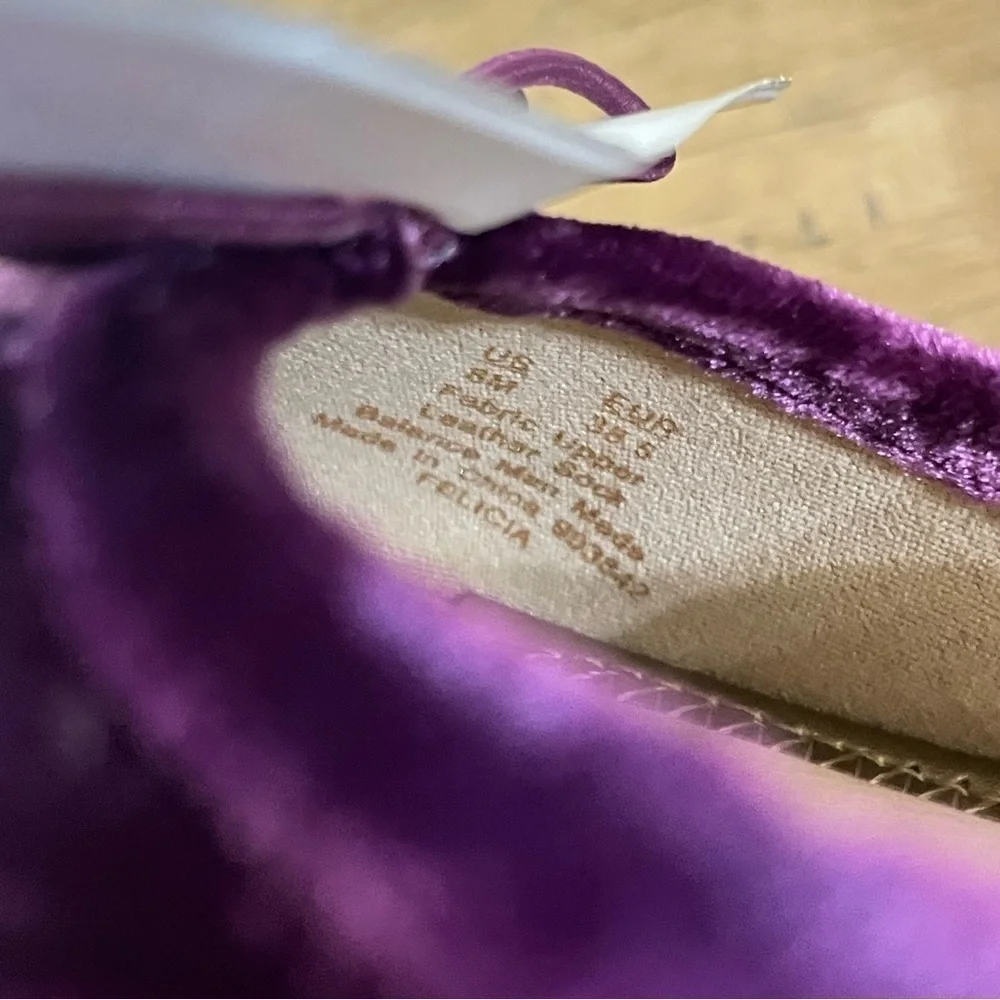 SAM EDELMAN Deep Orchid Felicia Flat